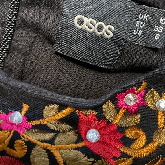 ASOS Premium Embroidered Shift Dress - Picture 7 of 7